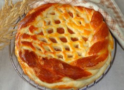 название картинки Пирог дрожжевой с повидлом