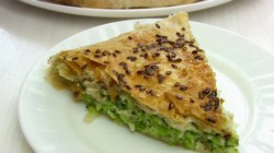 название картинки Пирог из лаваша с кабачком и сыром брынза в духовке