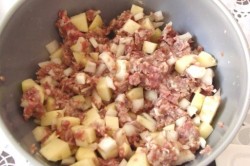 Пирог картофельный с фаршем типа балиш