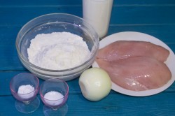название картинки Пирог на кефире с курицей
