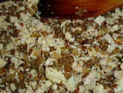 Пирог с фаршем и сыром Прощай талия