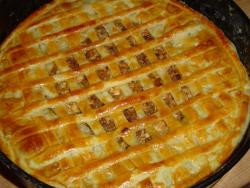 Пирог с фаршем и сыром Прощай талия