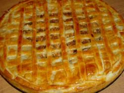 Пирог с фаршем и сыром Прощай талия