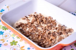 название картинки Пирог с брокколи и грибами