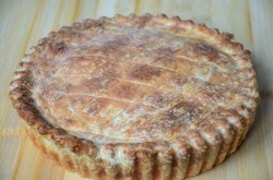 название картинки Слоеный пирог с черникой, бананами и миндалем