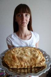 название картинки Пирог с картофелем и сыром без яиц