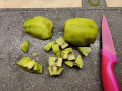 Пирог с киви и бананом