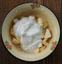 название картинки Пирог с клюквой и яблоками