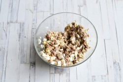 название картинки Пирог с сайрой и картошкой в духовке