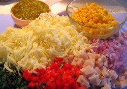 название картинки Пирог с копченой курицей