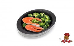 Пирог с лососем и брокколи