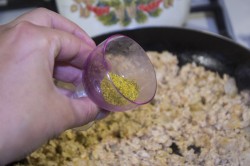 Пирог с рисом и фаршем