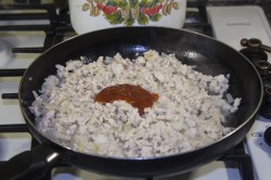 Пирог с рисом и фаршем