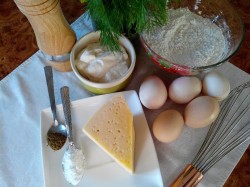 Пирог с сыром в мультиварке заливной