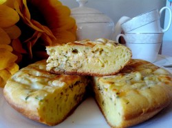 Пирог с сыром в мультиварке заливной