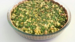 название картинки Яичный пирог с яичной заливкой