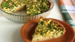 название картинки Яичный пирог с яичной заливкой