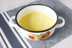 Пирог Вулкан с заварным кремом