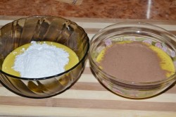 Пирог Зебра на кефире