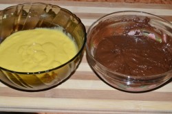 Пирог Зебра на кефире