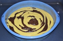 Пирог Зебра на кефире