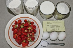 Пирог с клубникой в духовке