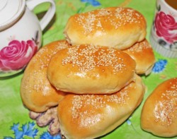 Пирожки на сухом молоке дрожжевые в духовке