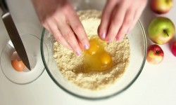 Пирожки песочные с яблоками