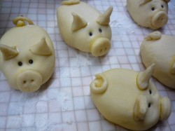 Пирожки с фаршем в духовке Румяные Хрюшки - шаг 13