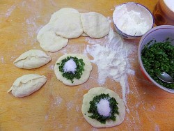 название картинки Пирожки со щавелем