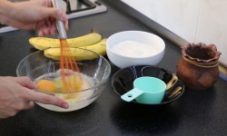 Пирожное Банан с кокосовой стружкой и ванилью