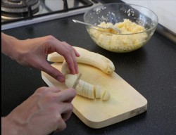 Пирожное Банан с кокосовой стружкой и ванилью