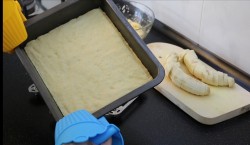 Пирожное Банан с кокосовой стружкой и ванилью