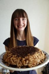 название картинки Торт Пища богов со сгущенкой