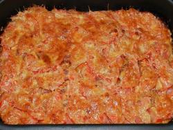 Быстрая пицца в духовке без дрожжей