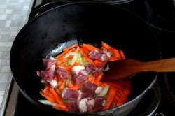 Плов из баранины в казане