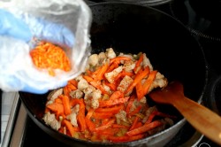 Плов из баранины в казане