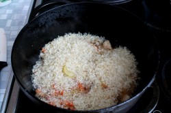 Плов из баранины в казане