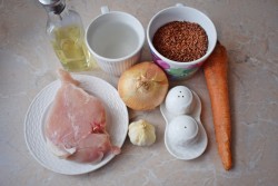 Плов из бурого риса с курицей - шаг 1