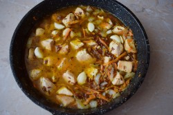 Плов из бурого риса с курицей - шаг 7