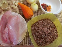 Плов из красного риса