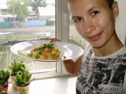 Плов с морепродуктами мидиями