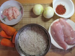 Плов в кастрюле с курицей - шаг 1