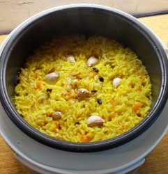 Плов в мультиварке скороварке с курицей