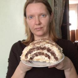 название картинки Торт Полено со сгущенкой