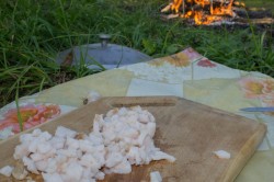 название картинки Полевая каша на костре в казане Кулеш по семейному рецепту