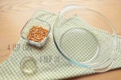 Попкорн со сливочным и растительным маслом в микроволновке