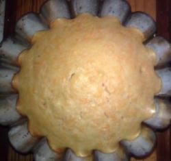 Постный морковный кекс