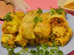 название картинки Голубцы с грибами и рисом