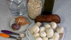 Постные котлеты с грибами бататом на овсяных хлопьях